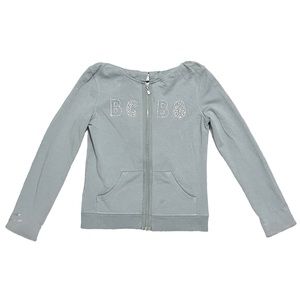 BCBGeneration Bedazzled Zip Up Hoodie Size Medium